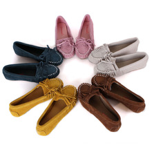 Casual Leather Doug Shoes for Pregnant Women Popular Shallow